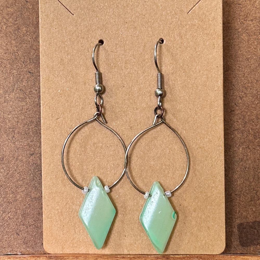 HANGING HOOP EARRINGS